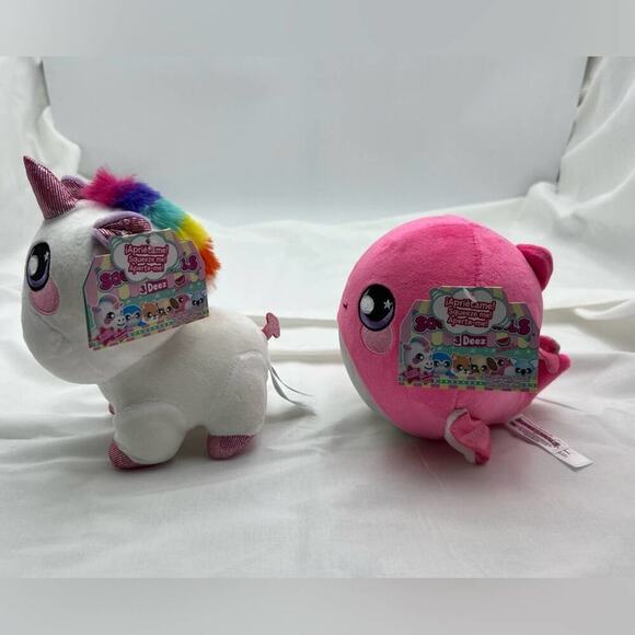 7” Squeezamals Kat the Unicorn and Kristan the Orca - Picture 5 of 5
